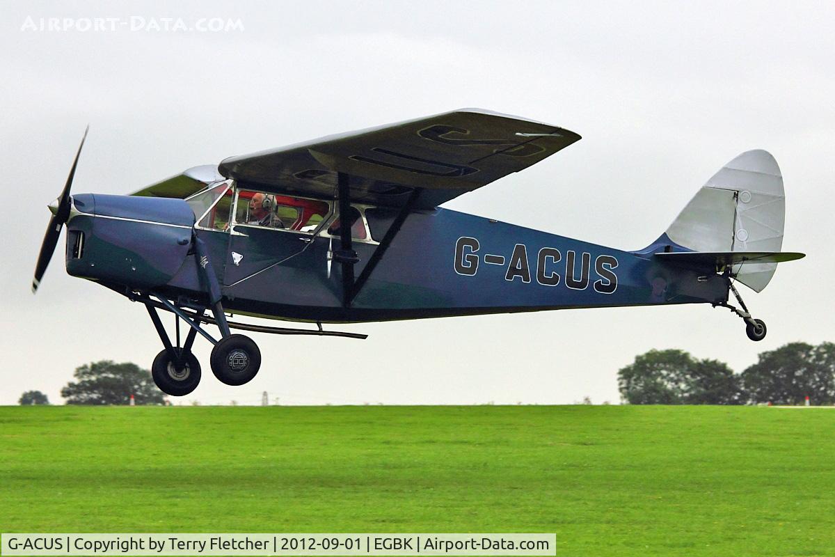 G-ACUS, 1934 De Havilland DH.85 Leopard Moth C/N 7082, A visitor to 2012 LAA Rally at Sywell