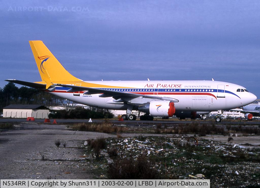 N534RR, 1990 Airbus A310-324 C/N 534, Parked and waiting a new owner...