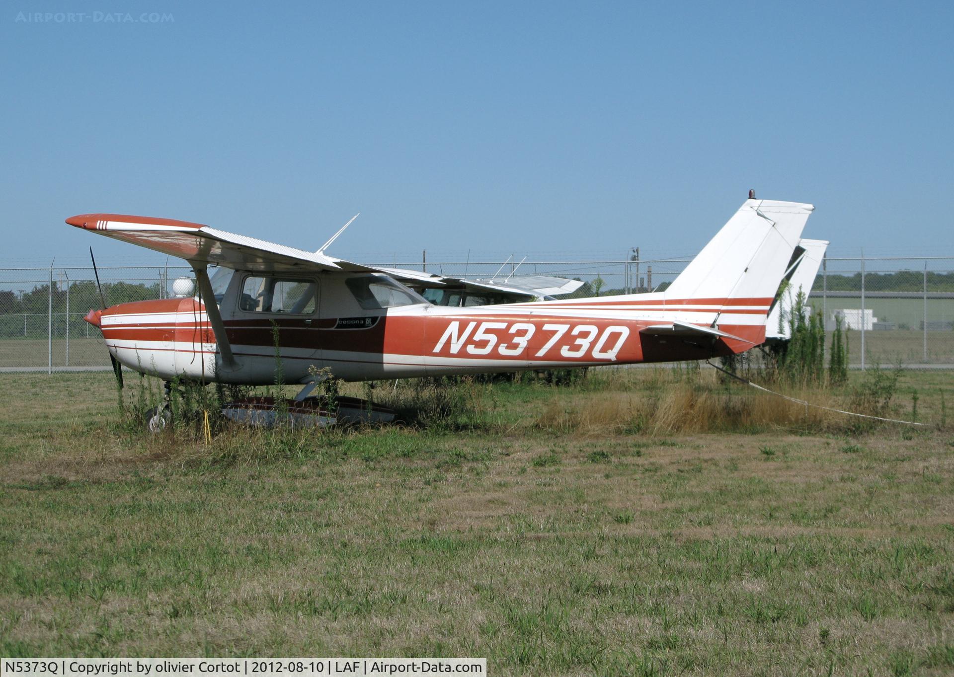 N5373Q, 1972 Cessna 150L C/N 15073273, Cessna in the green...