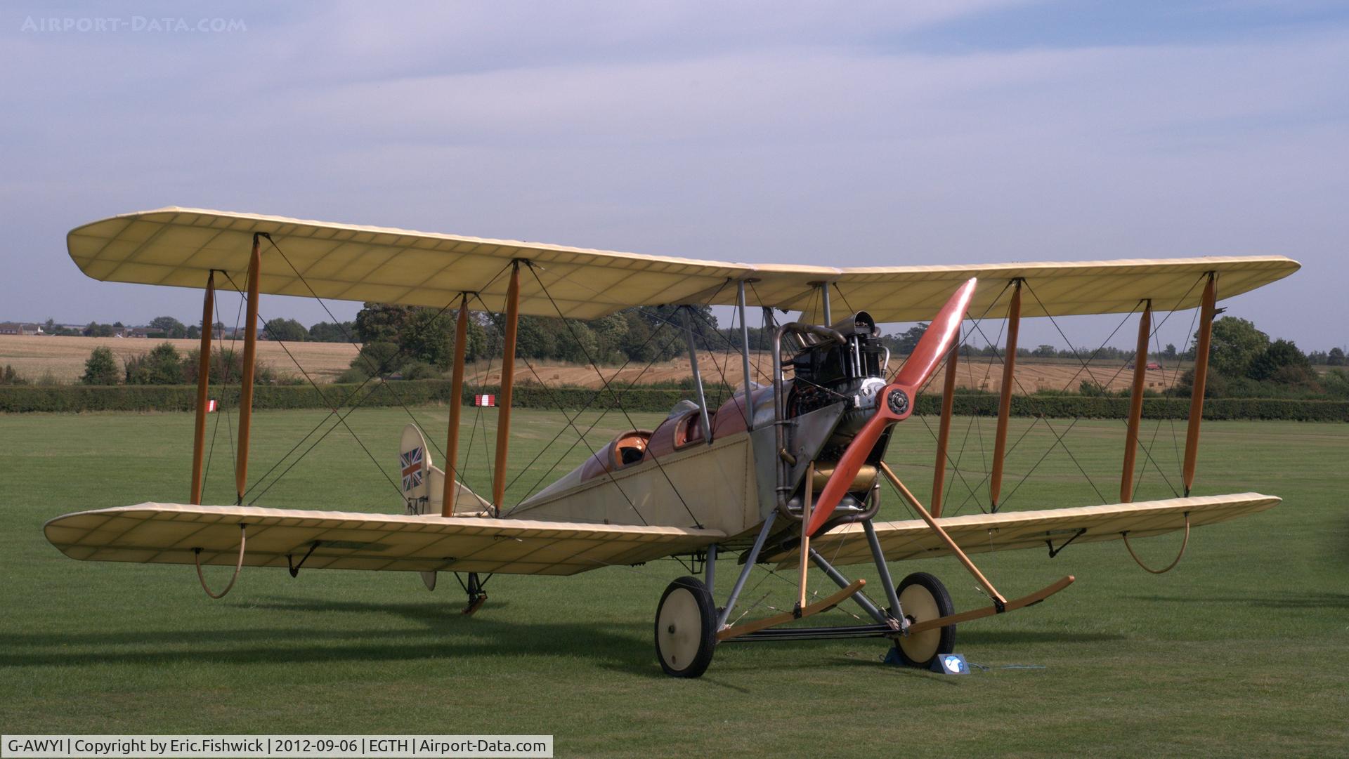 G-AWYI, 1969 Royal Aircraft Factory BE-2c Replica C/N 001, 3. G-AWYI visiting The Shuttleworth Collection.