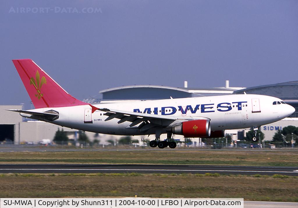 SU-MWA, 1992 Airbus A310-304 C/N 652, Landing rwy 14R