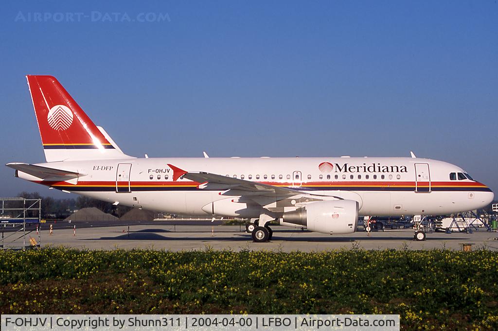 F-OHJV, 1999 Airbus A319-112 C/N 1048, Parked at Air France area under his new c/s and with dual registration...