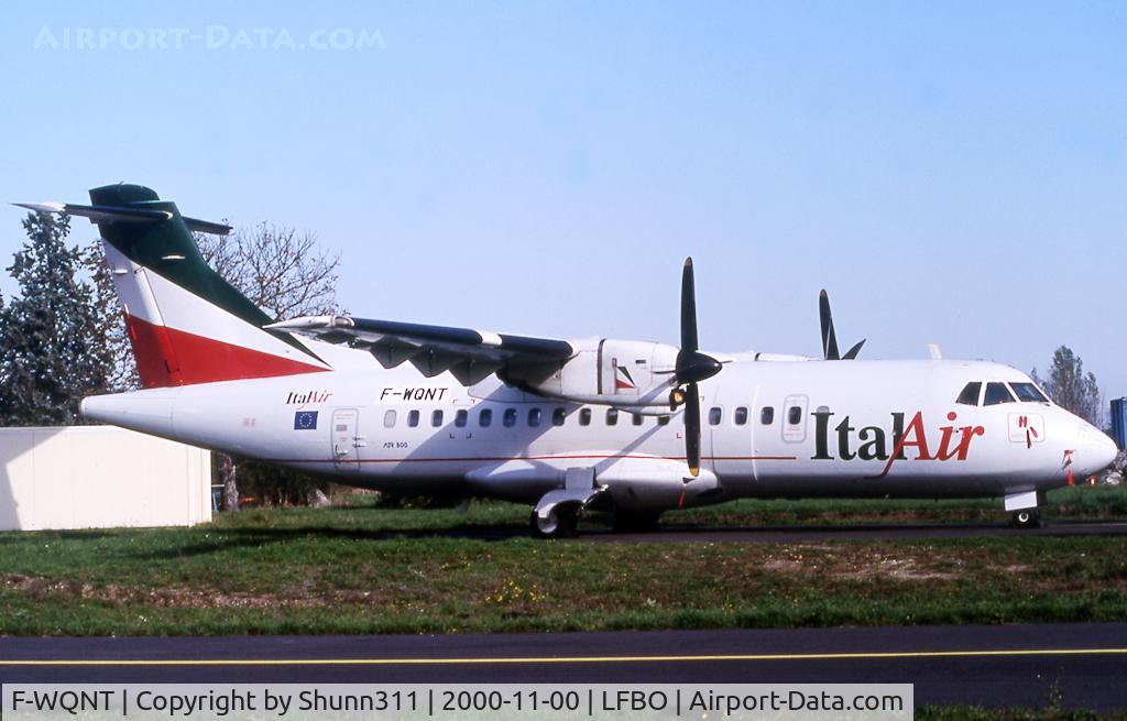 F-WQNT, 1987 ATR 42-312 C/N 052, C/n 0052 - Ex. EI-COD and stored after company's bankrupt