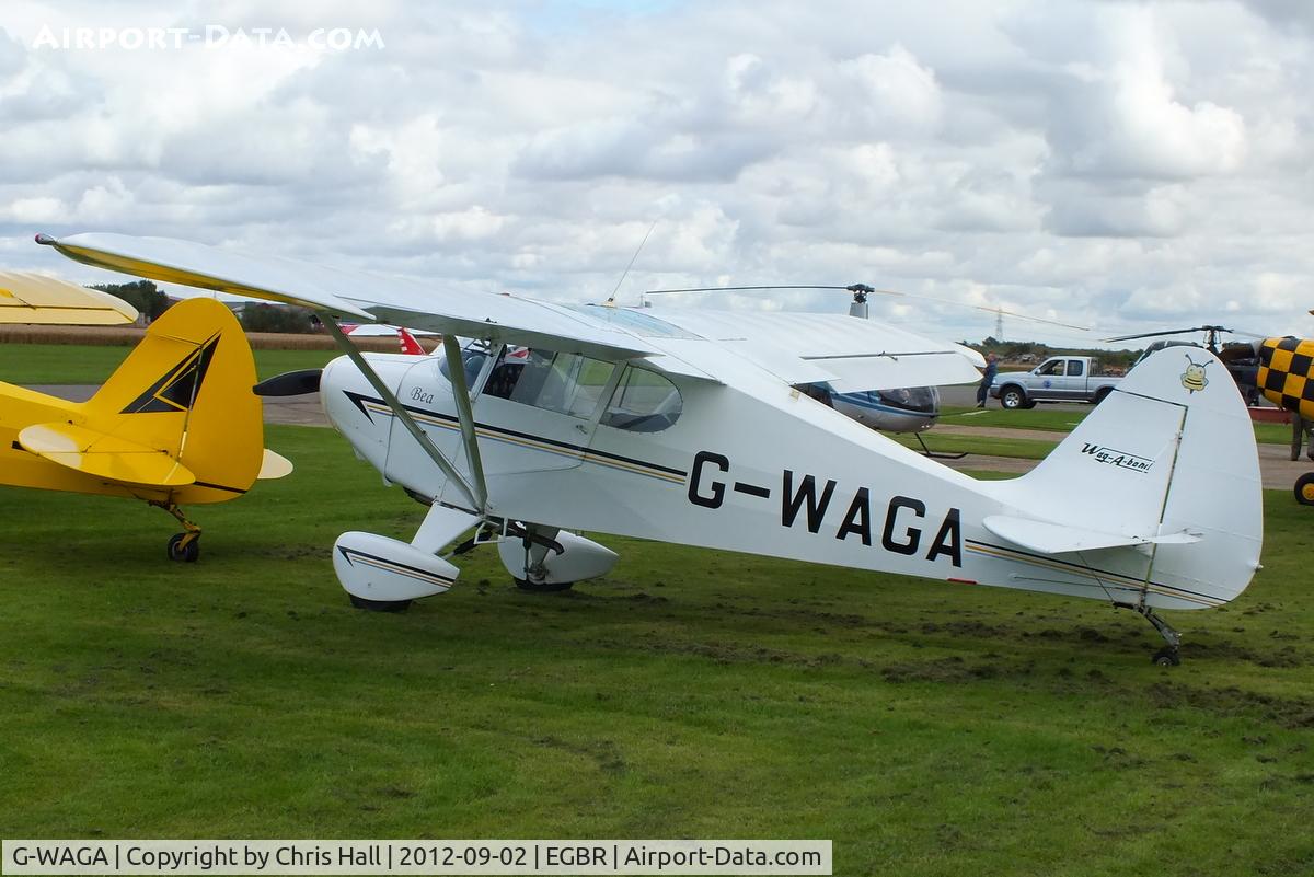 G-WAGA, 1987 Wag-Aero Wag-a-Bond C/N PFA 137-10886, At the Real Aeroplane Club's Wings & Wheels fly-in, Breighton