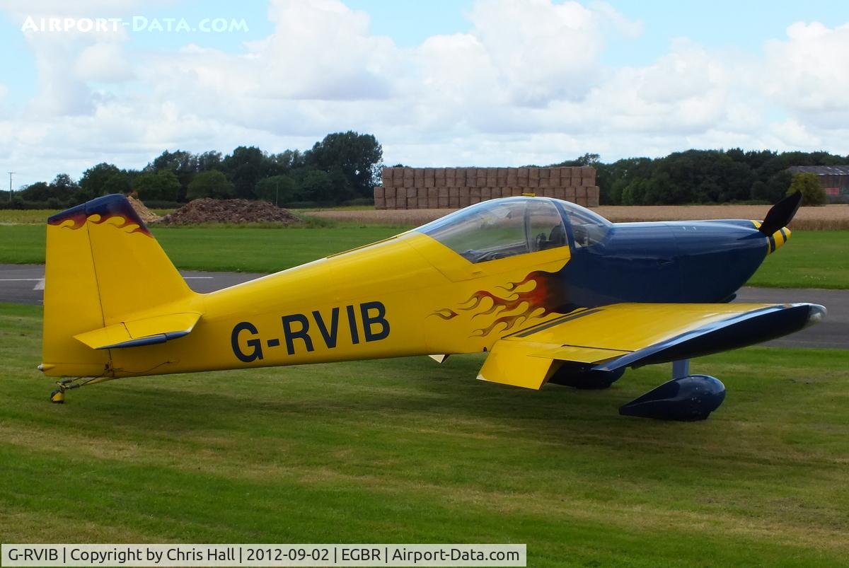 G-RVIB, 2002 Vans RV-6 C/N PFA 181A-13220, At the Real Aeroplane Club's Wings & Wheels fly-in, Breighton