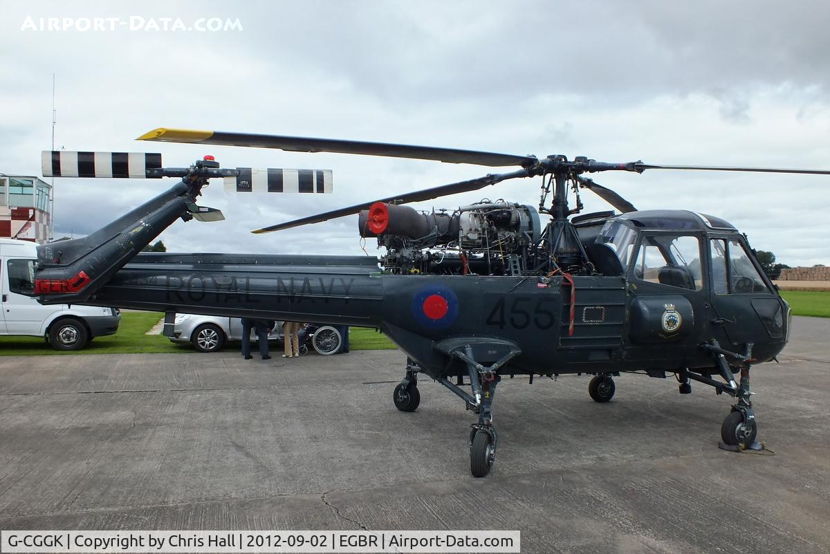 G-CGGK, 1965 Westland Wasp HAS.1 C/N F9604, At the Real Aeroplane Club's Wings & Wheels fly-in, Breighton