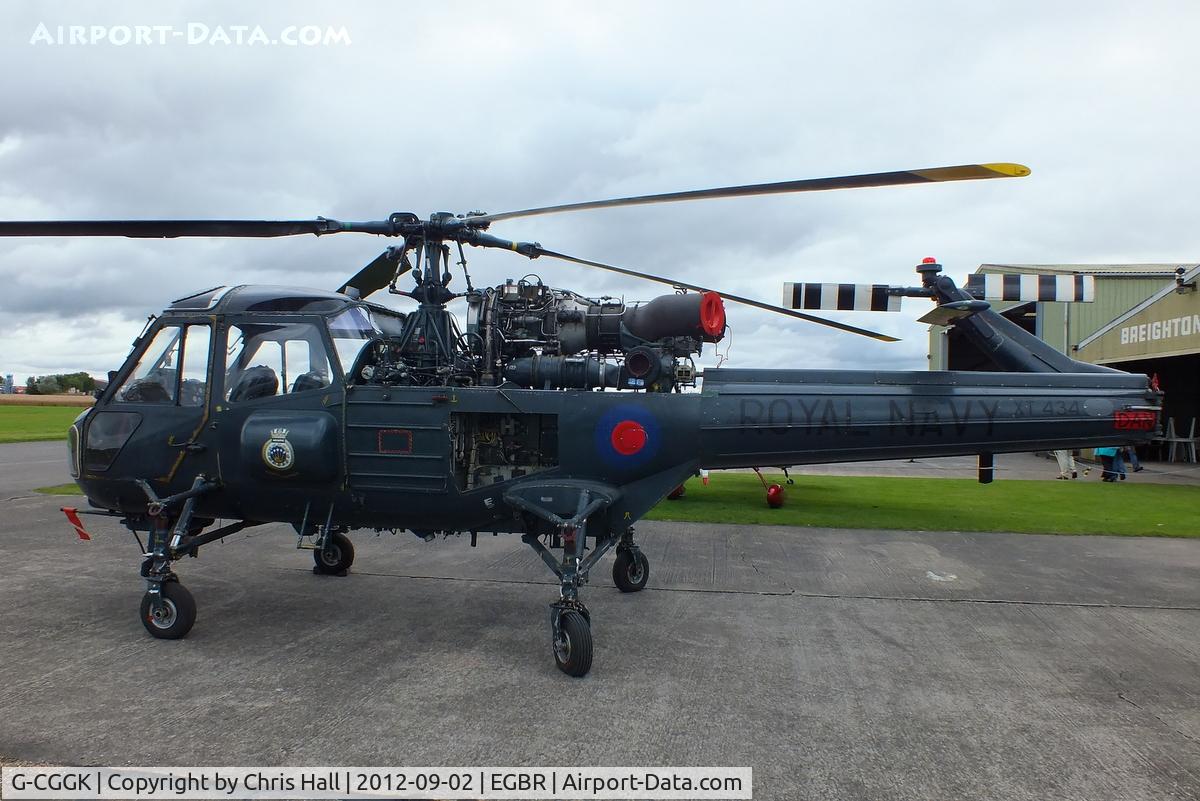 G-CGGK, 1965 Westland Wasp HAS.1 C/N F9604, At the Real Aeroplane Club's Wings & Wheels fly-in, Breighton