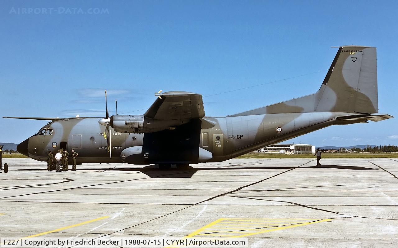 F227, Transall C-160NG C/N 230, transient at CFB Goose Bay