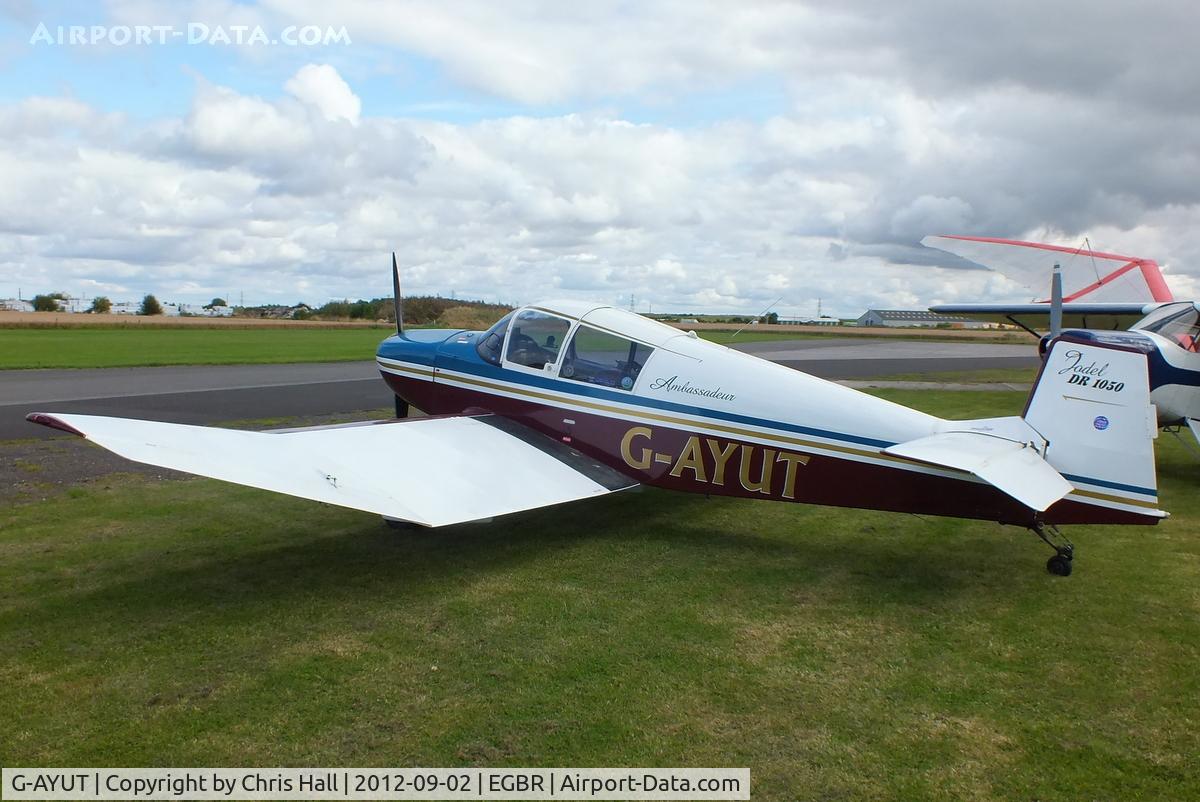 G-AYUT, 1964 SAN Jodel DR-1050 Ambassadeur C/N 479, At the Real Aeroplane Club's Wings & Wheels fly-in, Breighton