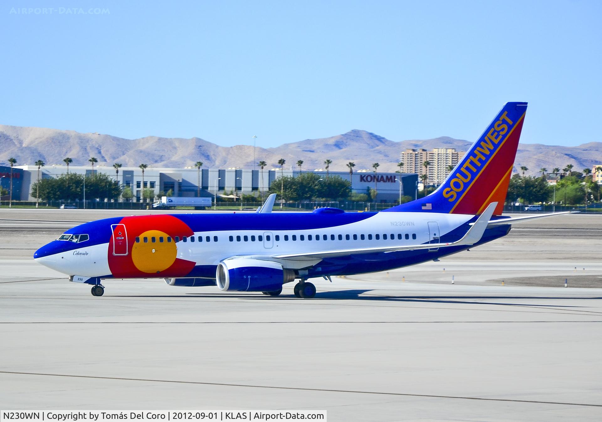 N230WN, 2006 Boeing 737-7H4 C/N 34592, N230WN Southwest Airlines 2006 Boeing 737-7H4 (cn 34592/1868) 