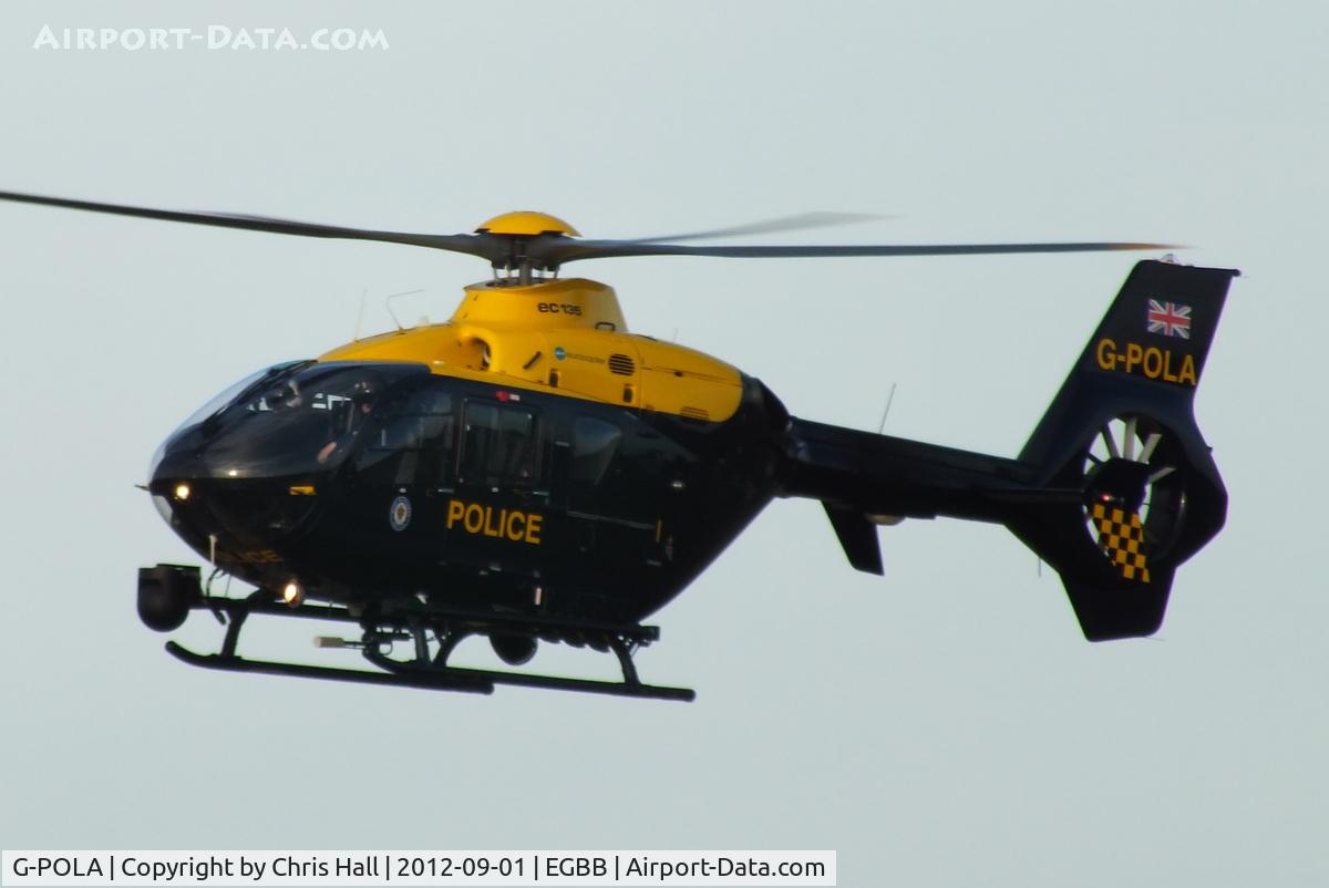G-POLA, 2010 Eurocopter EC-135P-2+ C/N 877, West Midlands Police Authority
