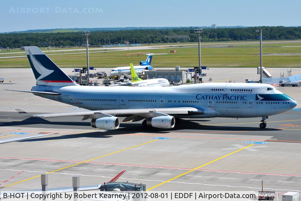 B-HOT, 1990 Boeing 747-467 C/N 24851, Taxiing out for departure