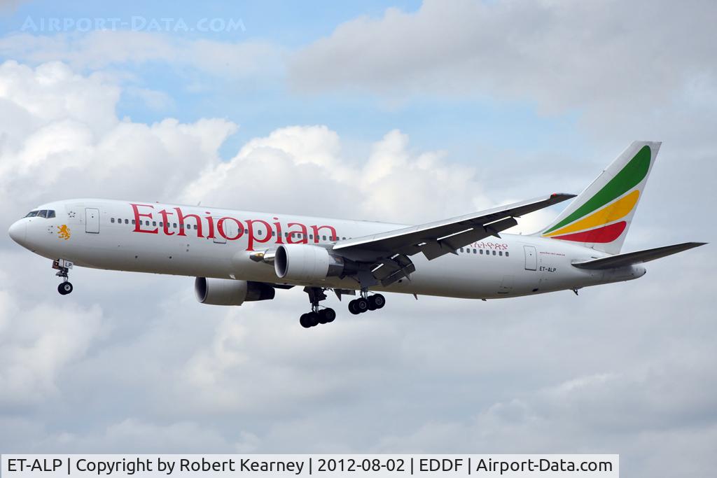 ET-ALP, 2005 Boeing 767-360/ER C/N 33769, On finals for r/w 25L