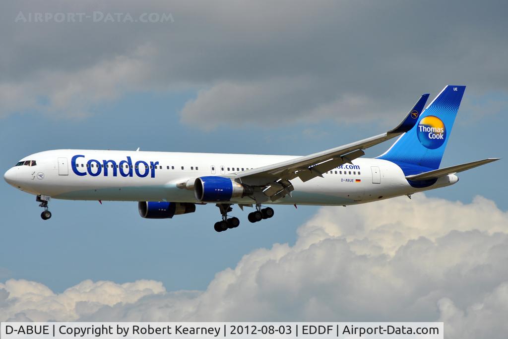 D-ABUE, 1993 Boeing 767-330/ER C/N 26984, On finals for r/w 25L