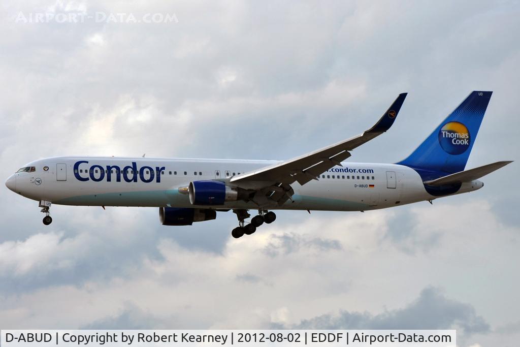 D-ABUD, 1992 Boeing 767-330/ER C/N 26983, On finals for r/w 25L