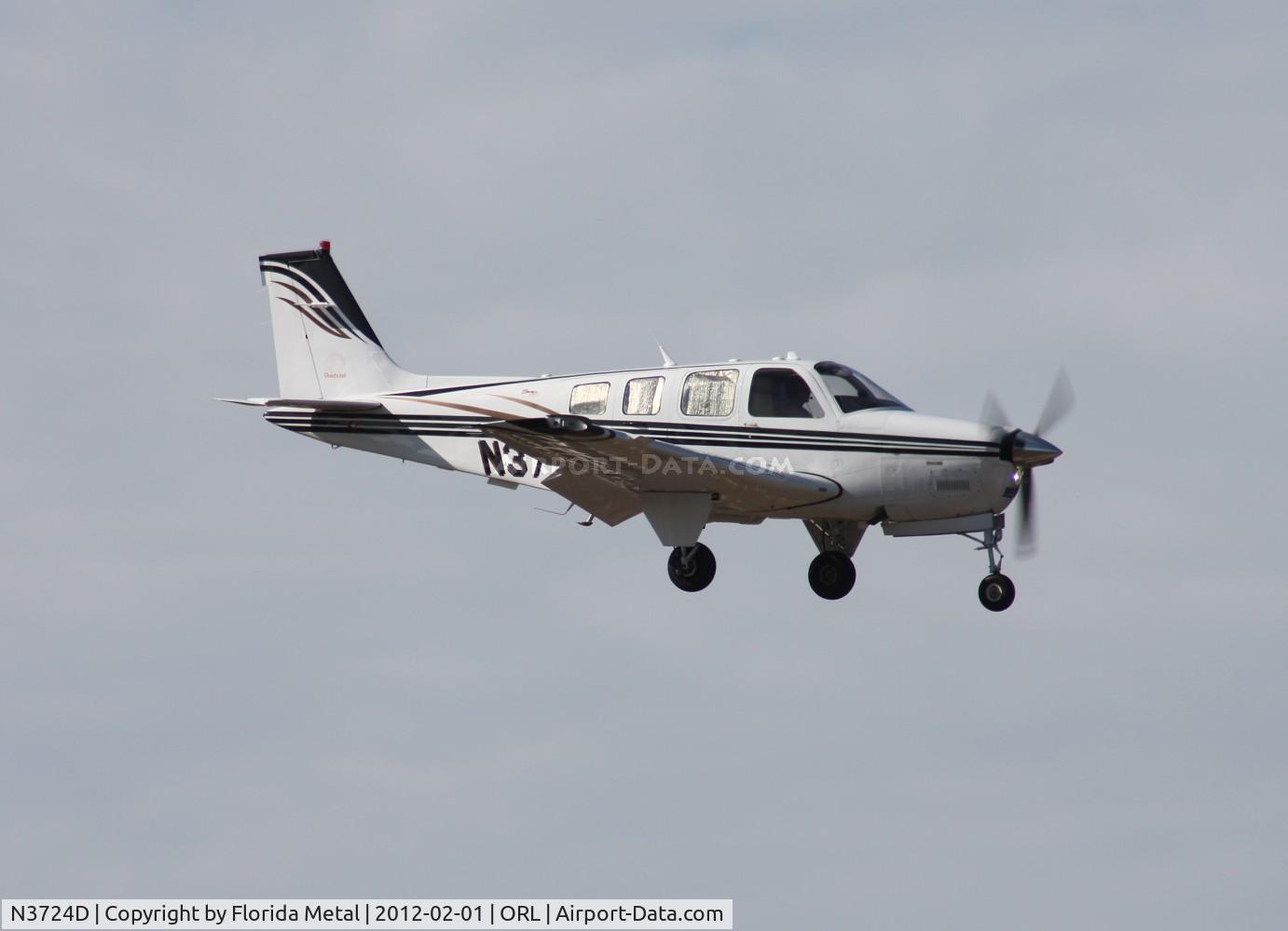 N3724D, Raytheon Aircraft Company A36 Bonanza C/N E-3624, Beech A36