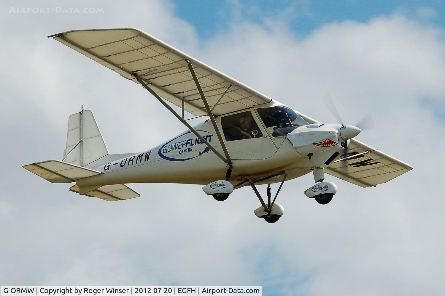 G-ORMW, 2005 Comco Ikarus C42 FB100 C/N 0501-6653, Operated by Gower Flight Centre based at Swansea Airport.