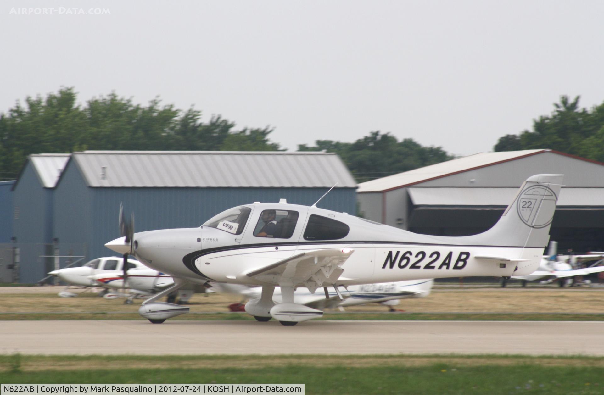N622AB, 2012 Cirrus SR22T C/N 0313, Cirrus SR22