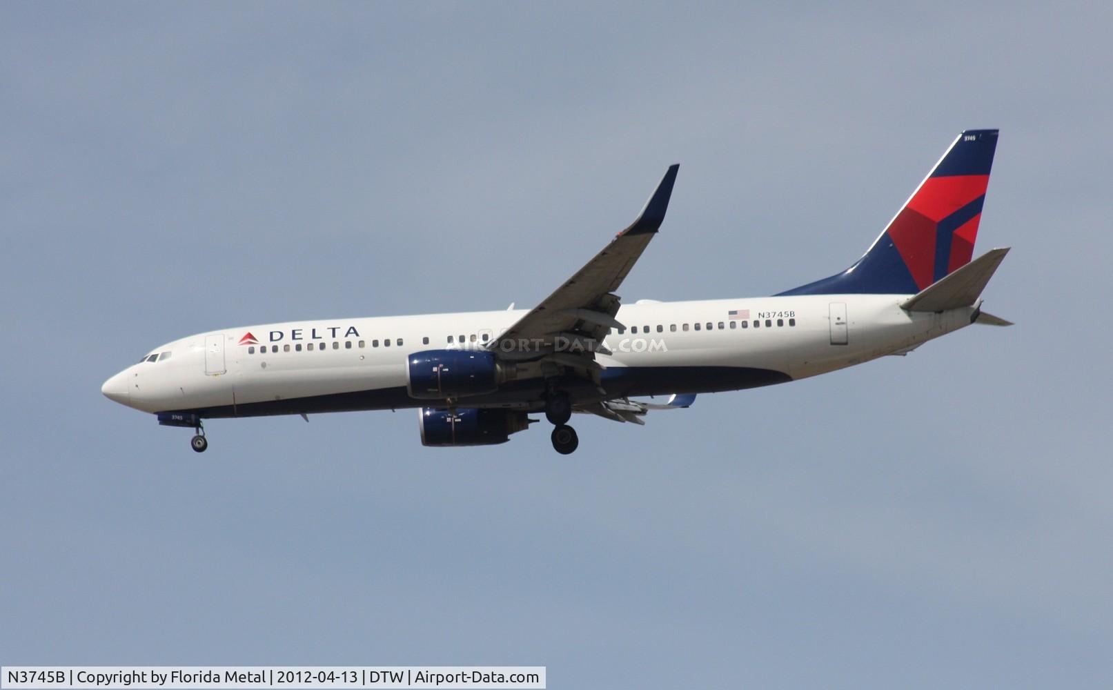 N3745B, 2001 Boeing 737-832 C/N 32373, Delta 737-800