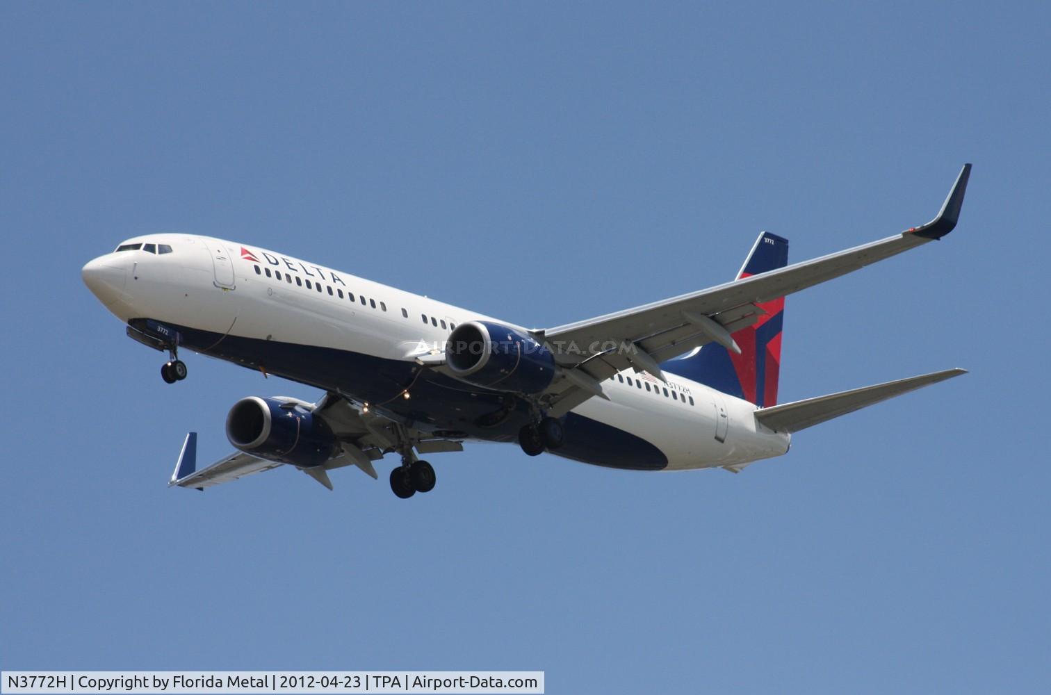 N3772H, 2010 Boeing 737-832 C/N 30823, Delta 737-800