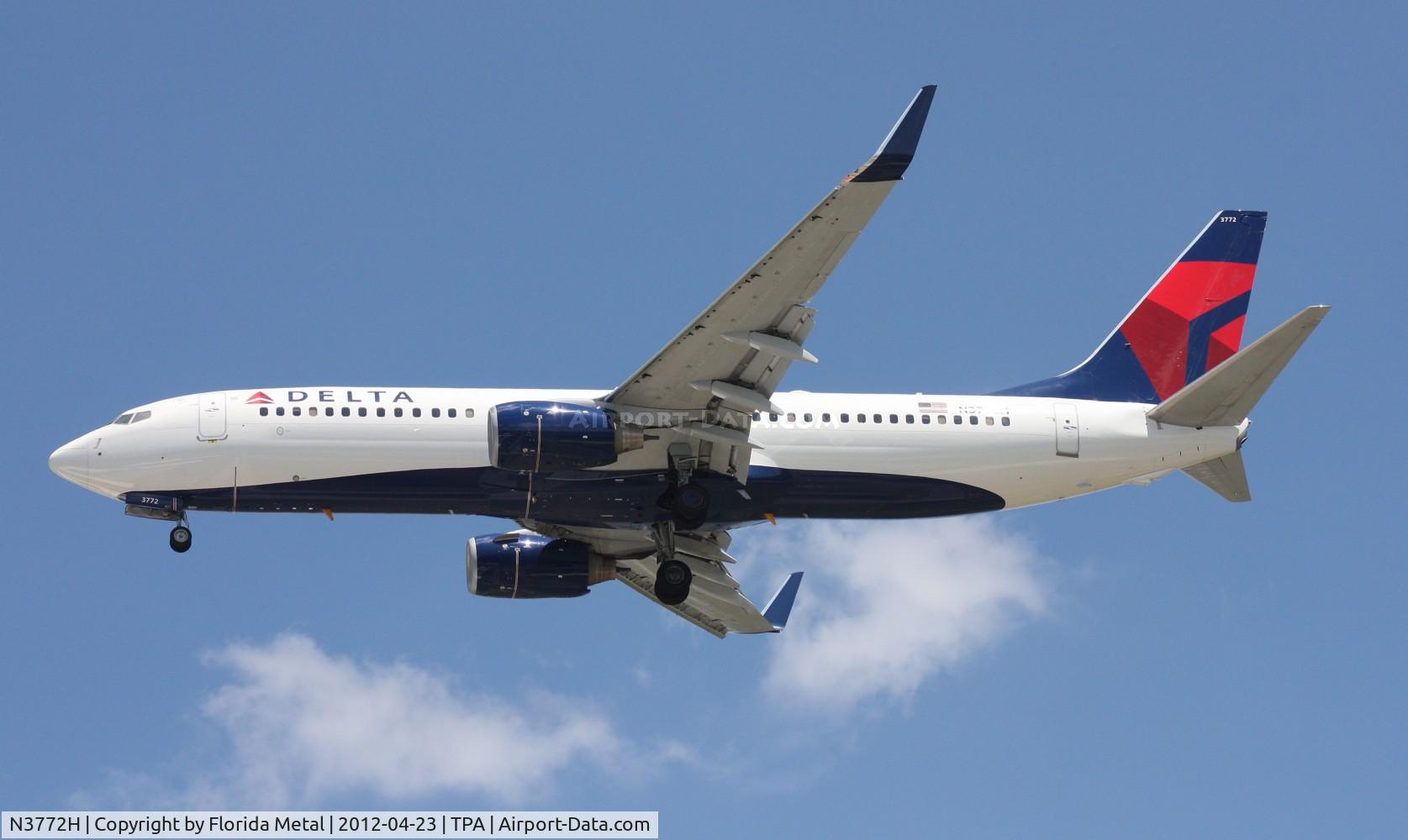N3772H, 2010 Boeing 737-832 C/N 30823, Delta 737-800
