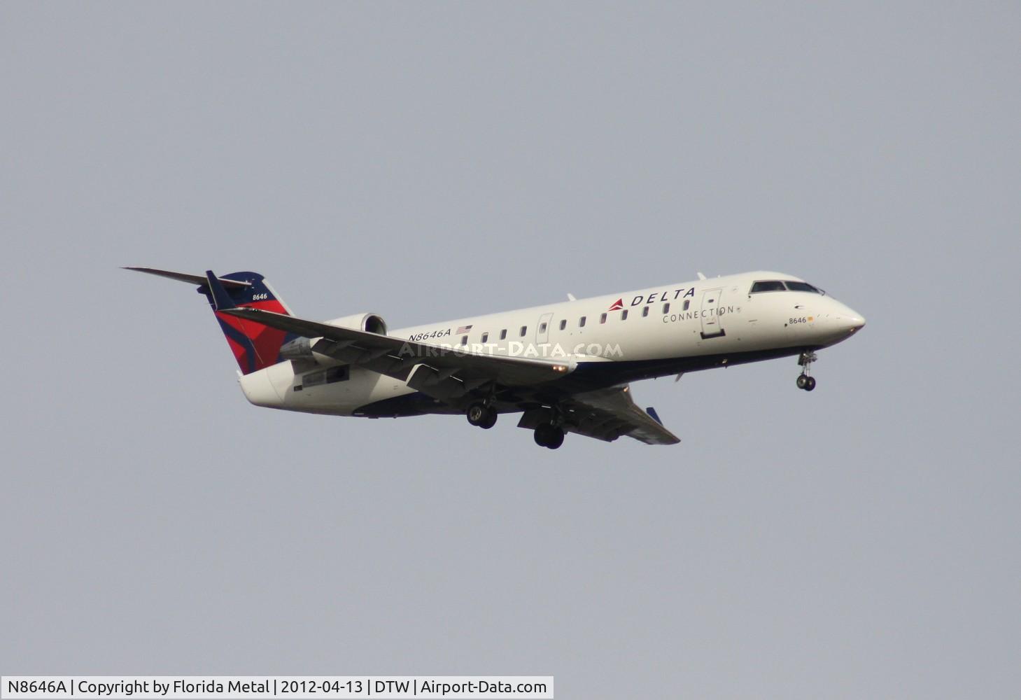 N8646A, 2002 Canadair CRJ-440 (CL-600-2B19) Regional Jet C/N 7646, Pinnacle CRJ