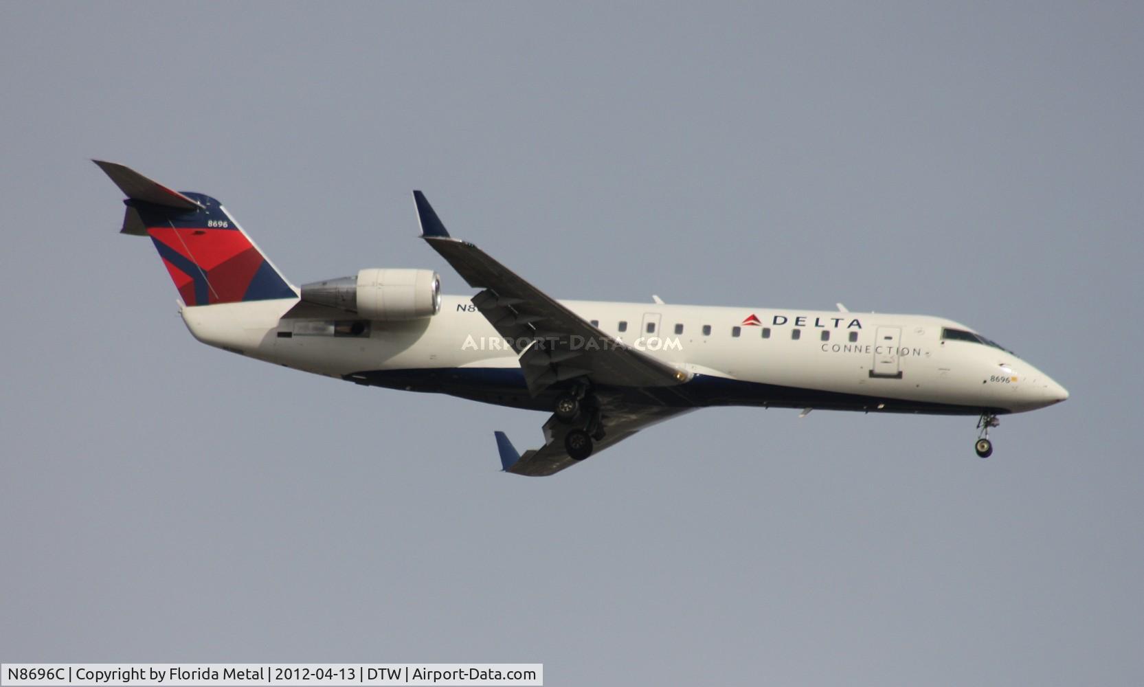 N8696C, 2002 Bombardier CL-600-2B19 (Not found) C/N 7696, Pinnacle CRJ
