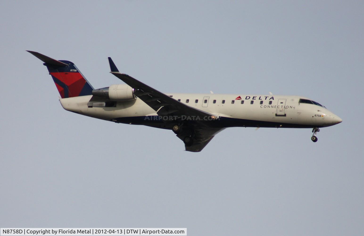 N8758D, 2003 Bombardier CRJ-200 (CL-600-2B19) C/N 7758, Pinnacle CRJ