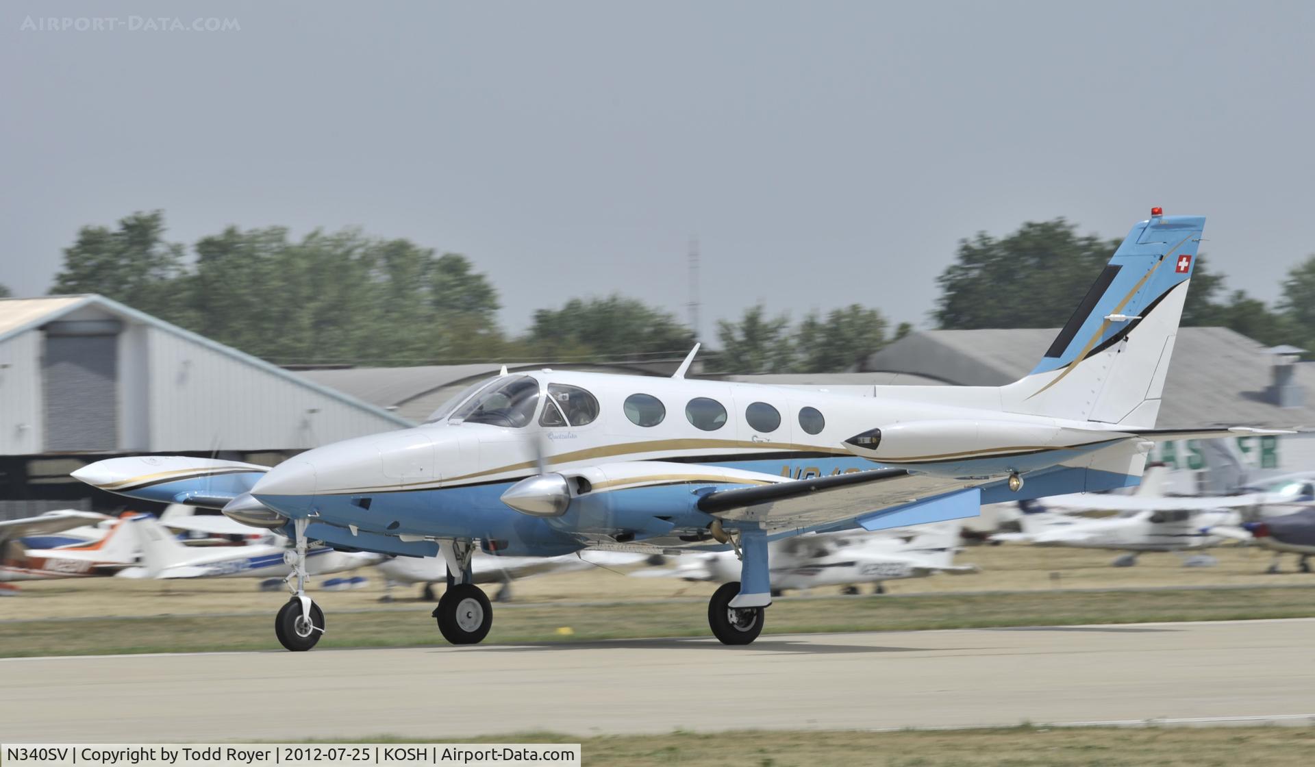 N340SV, 1979 Cessna 340A C/N 340A1003, Airventure 2012