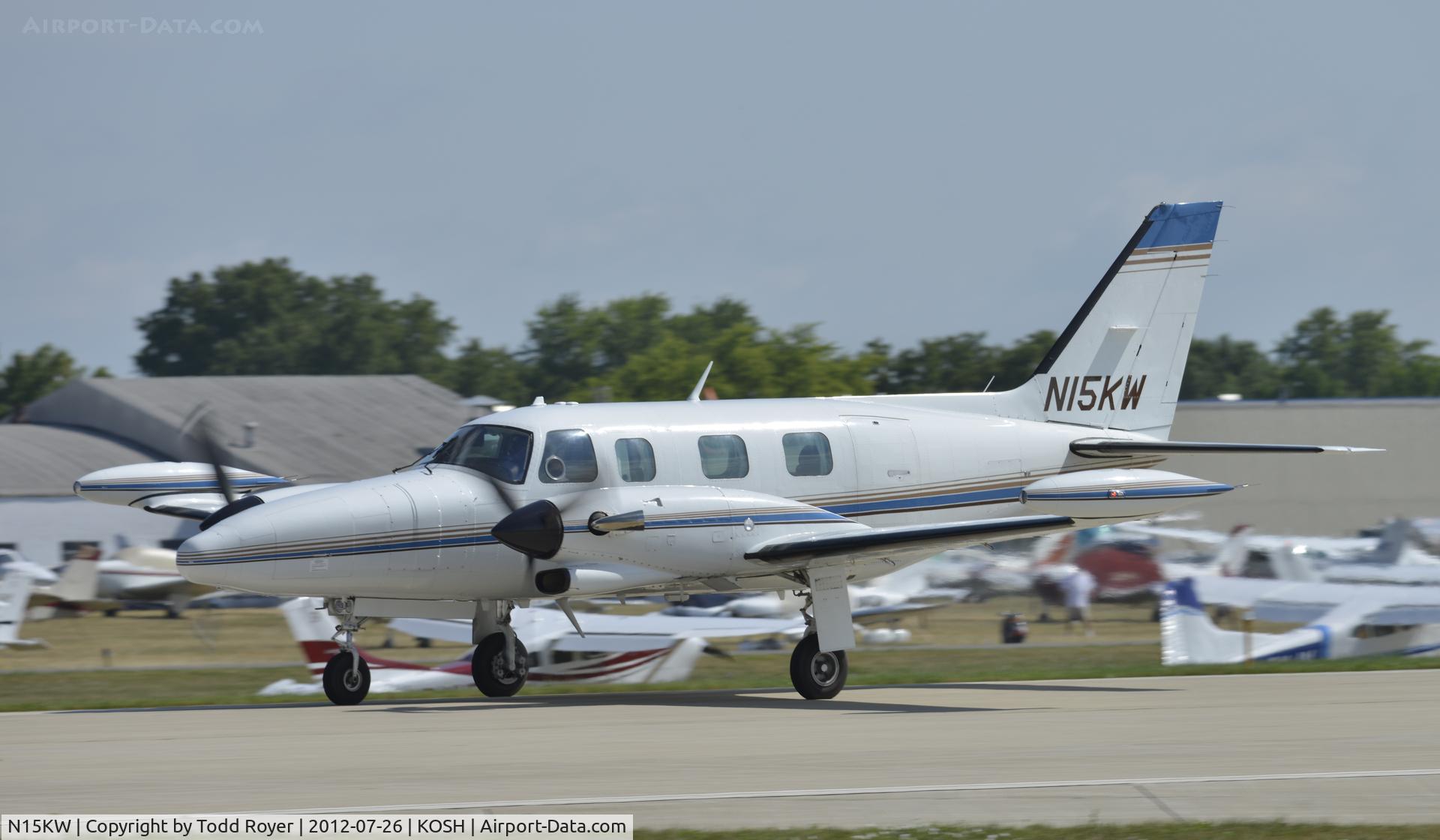 N15KW, 1981 Piper PA-31T2 Cheyenne IIXL C/N 31T-8166014, Airventure 2012