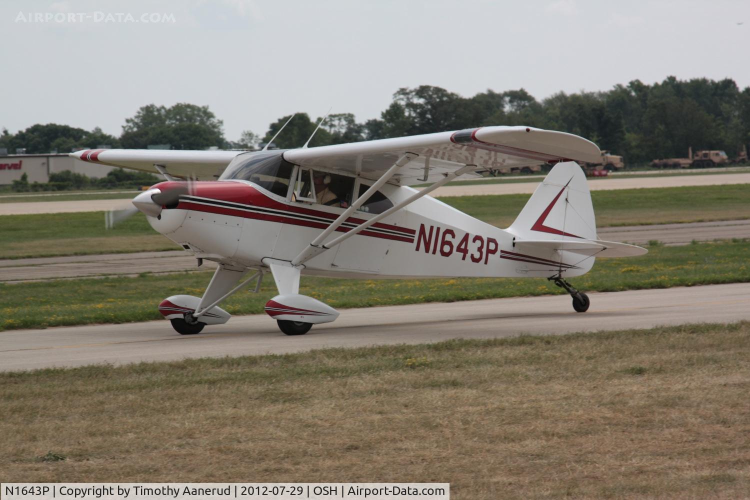 N1643P, 1954 Piper PA-22-150 C/N 22-2459, 1954 Piper PA-22-150, c/n: 22-2459