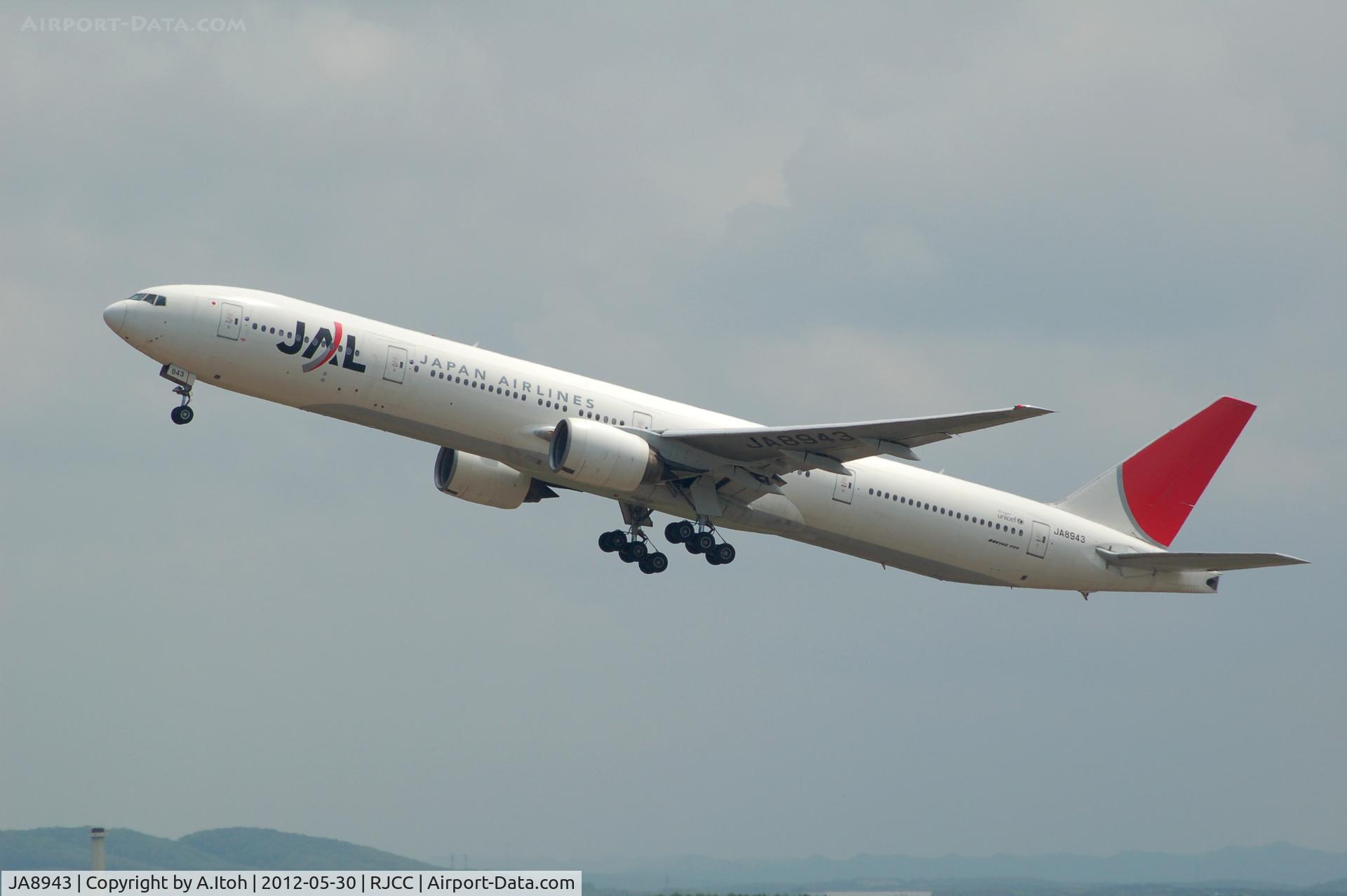 JA8943, 1999 Boeing 777-346 C/N 28395, JAL App Rwy 19L