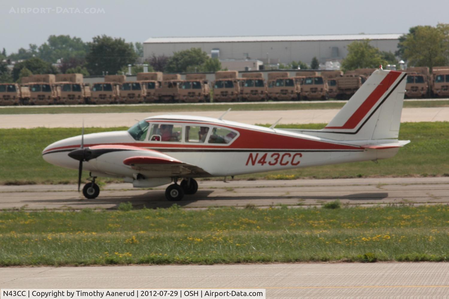 N43CC, 1965 Piper PA-23-250 C/N 27-2820, 1965 Piper PA-23-250, c/n: 27-2820