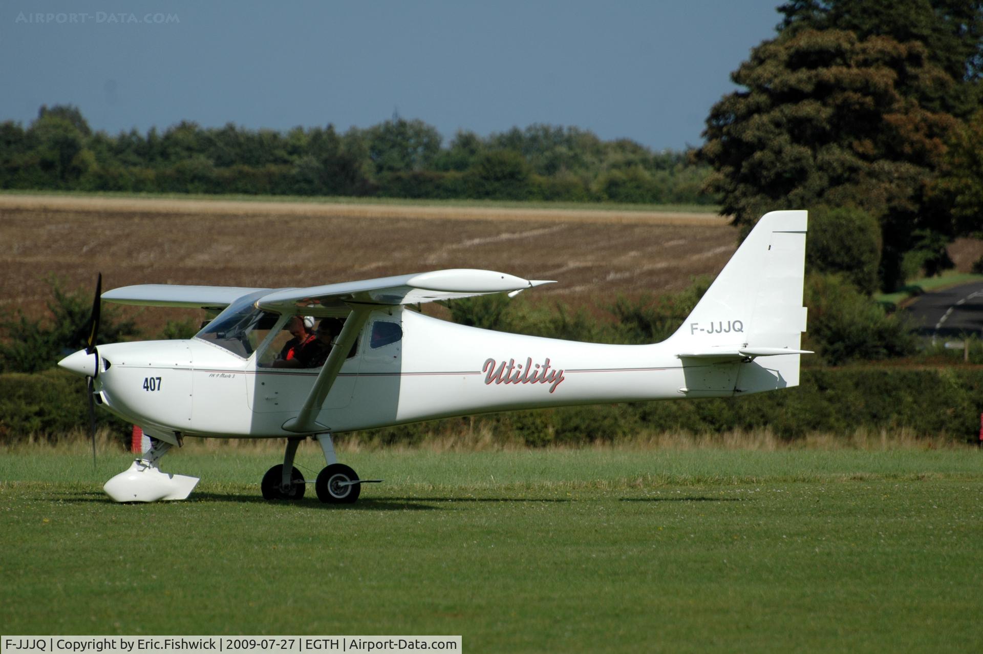 F-JJJQ, B & F Technik FK-9 Mark 3 Utility C/N 169, Tour de France ULM 2009 - Anniversaire Louis Bleriot