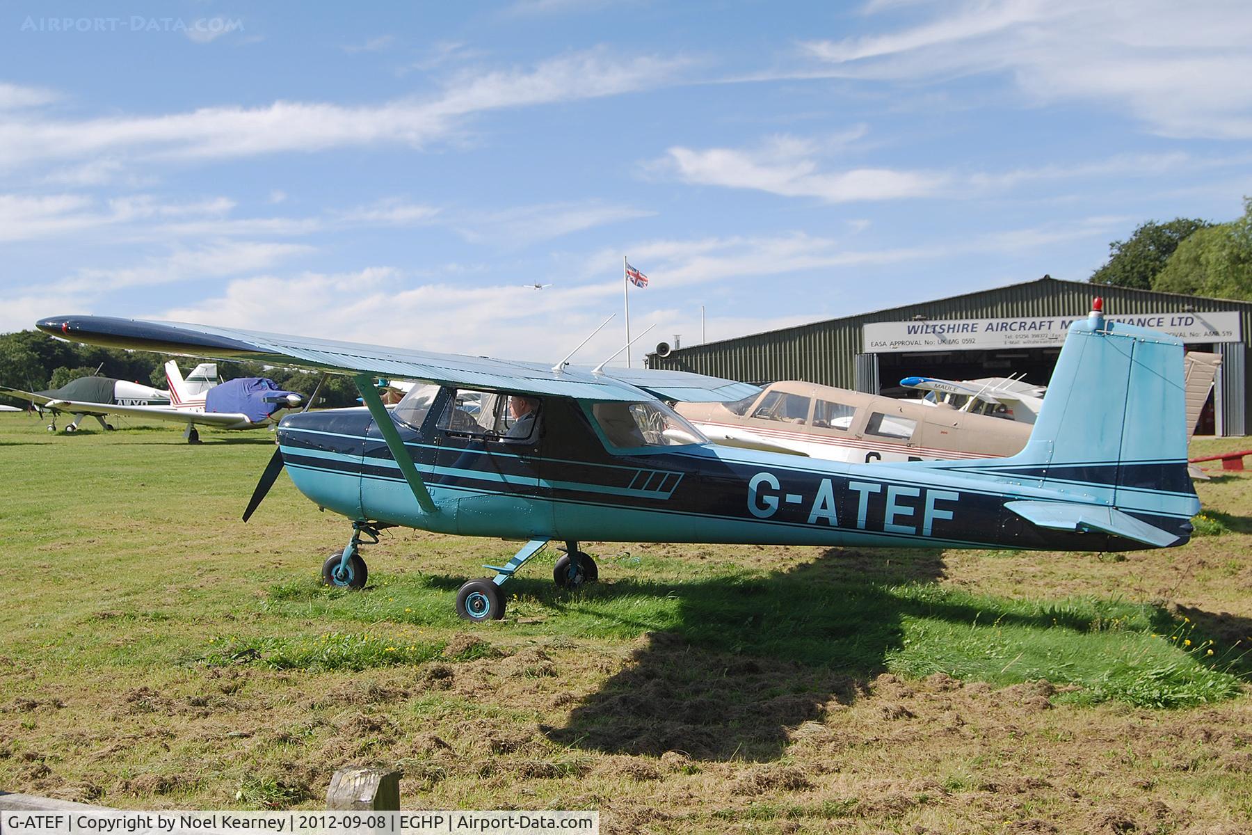 G-ATEF, 1965 Cessna 150E C/N 150-61378, At the Vintage Fly-in at Popham Sept '12