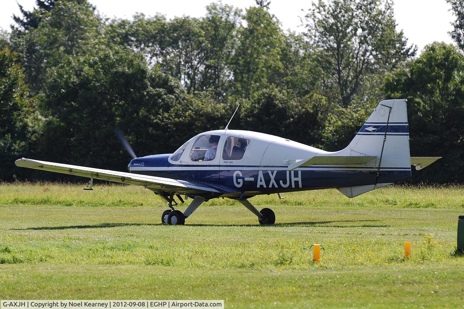 G-AXJH, 1969 Beagle B-121 Pup Series 2 (Pup 150) C/N B121-089, At the Vintage Fly-in at Popham Sept '12