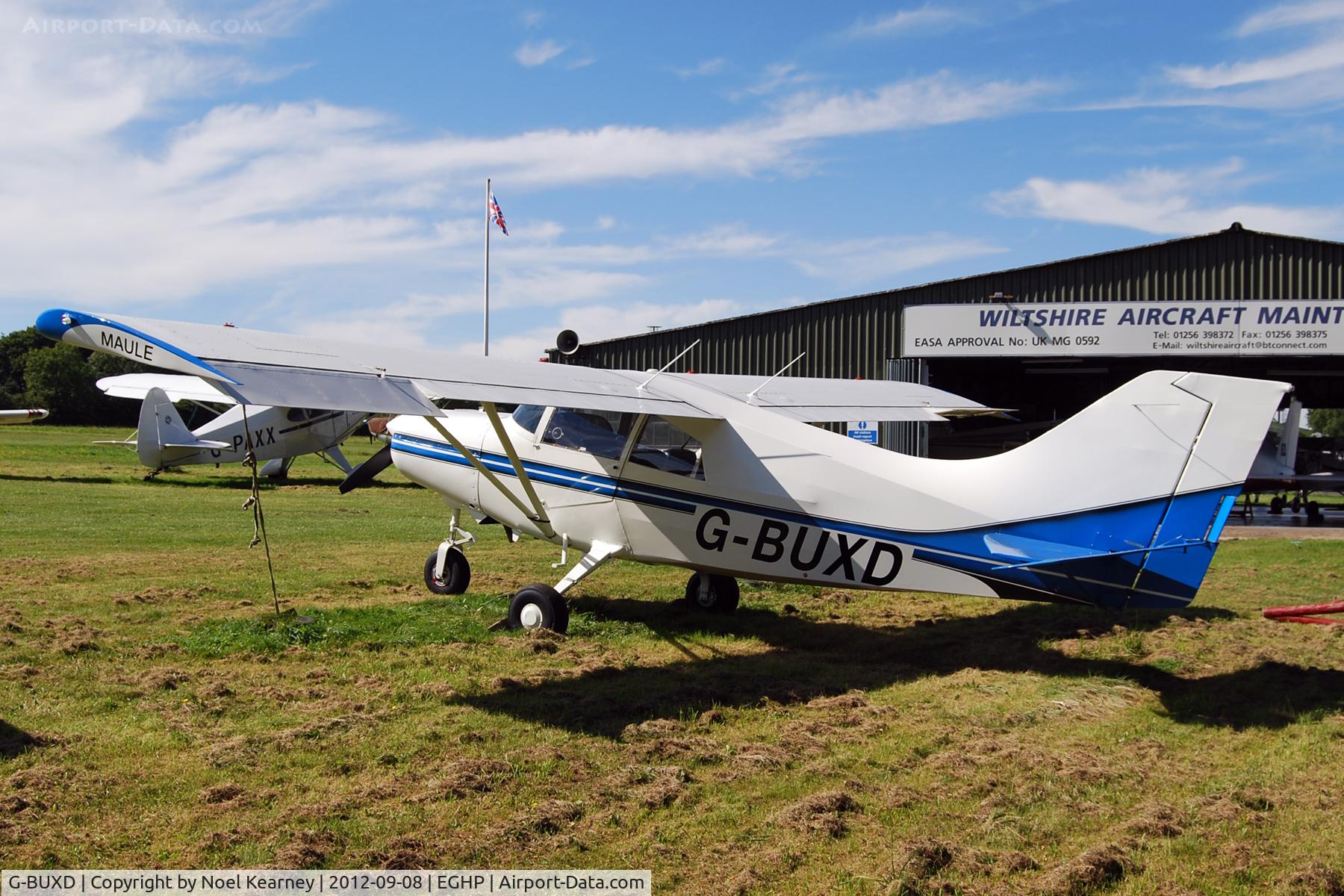 G-BUXD, 1993 Maule MXT-7-160 Super Rocket C/N 17001C, At the Vintage Fly-in at Popham Sept '12