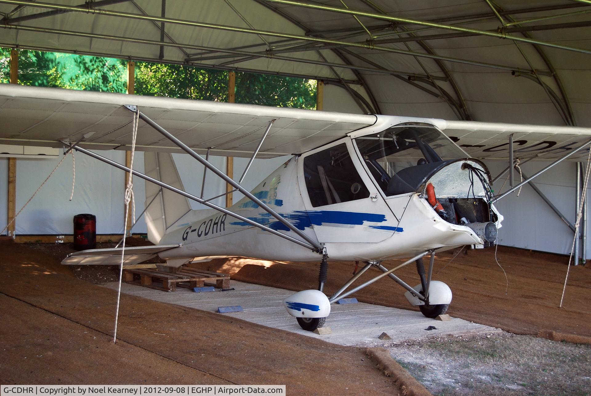 G-CDHR, 2005 Comco Ikarus C42 FB80 C/N 0502-6652, Photographed at the Popham Vintage Fly-in Sept '12.