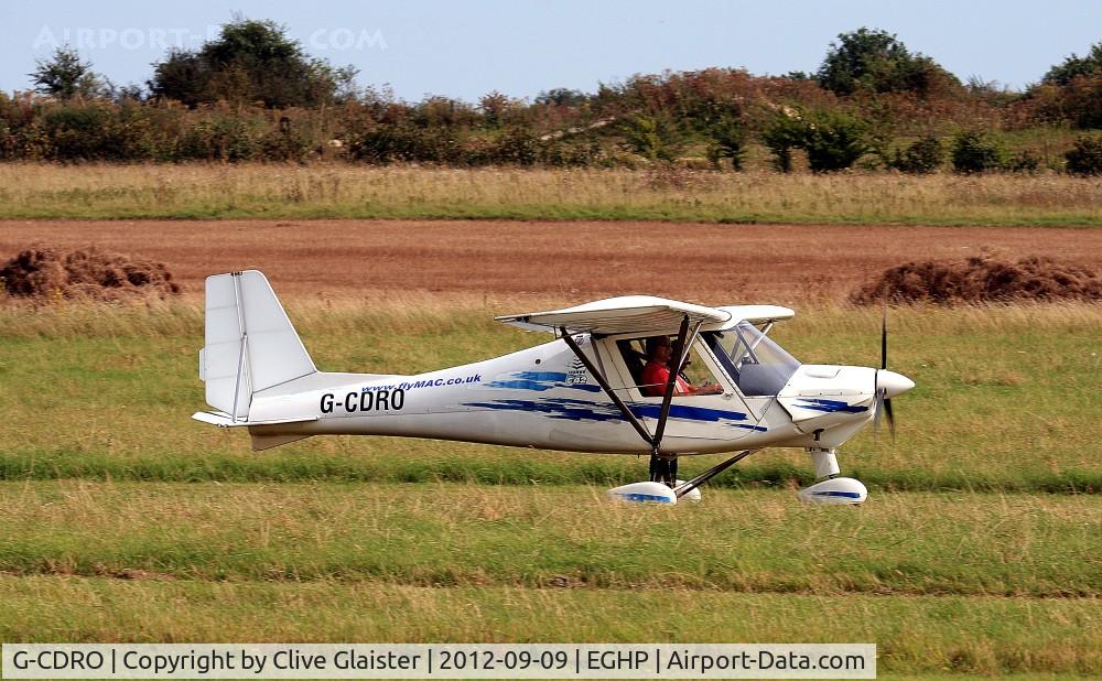 G-CDRO, 2005 Comco Ikarus C42 FB80 C/N 0507-6750, Originally in private hands in August 2005 and currently with, Airbourne Aviation Ltd since April 2007.