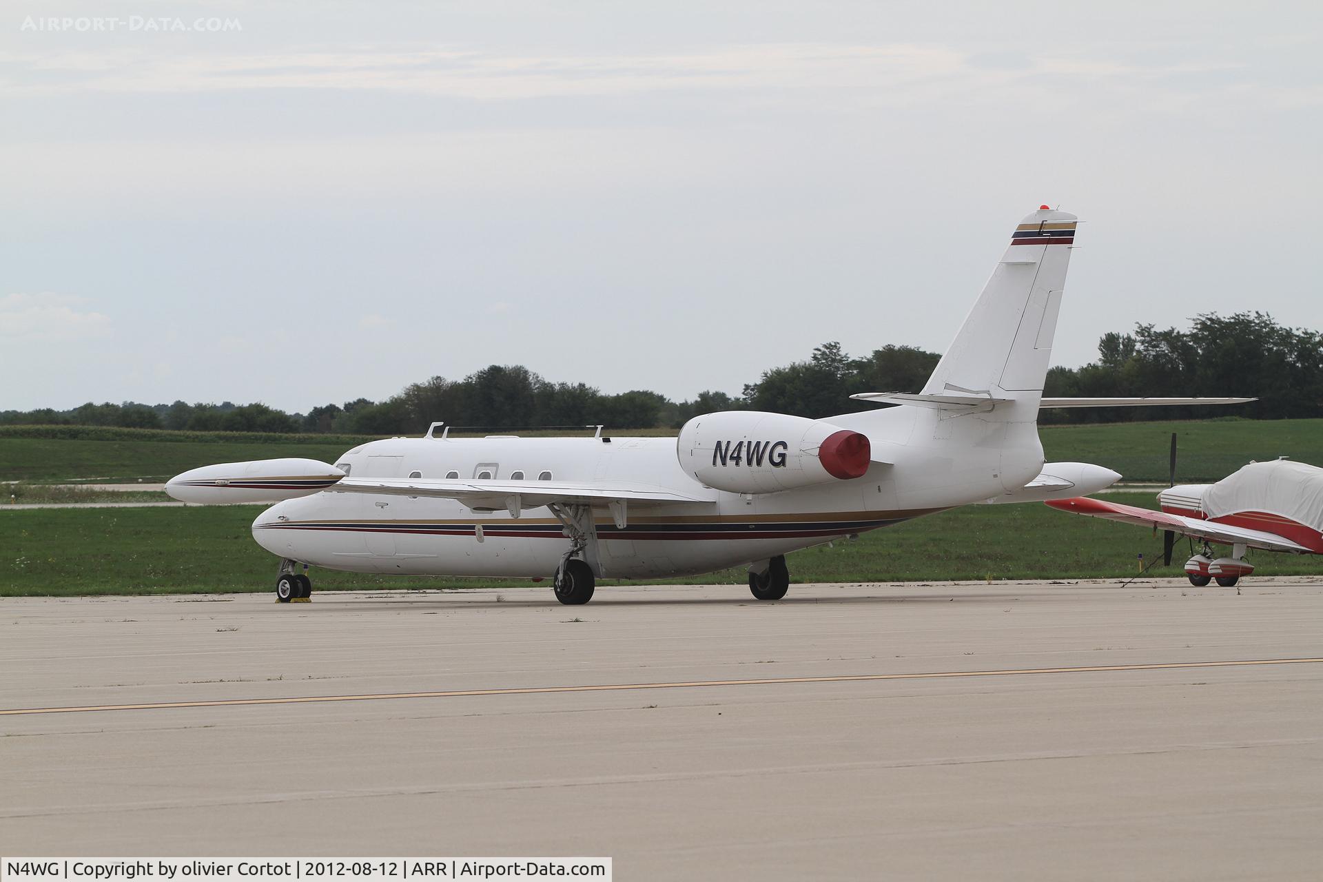 N4WG, 1976 Israel Aircraft Industries IAI-1124 Westwind C/N 200, uncommon plane seen at Aurora