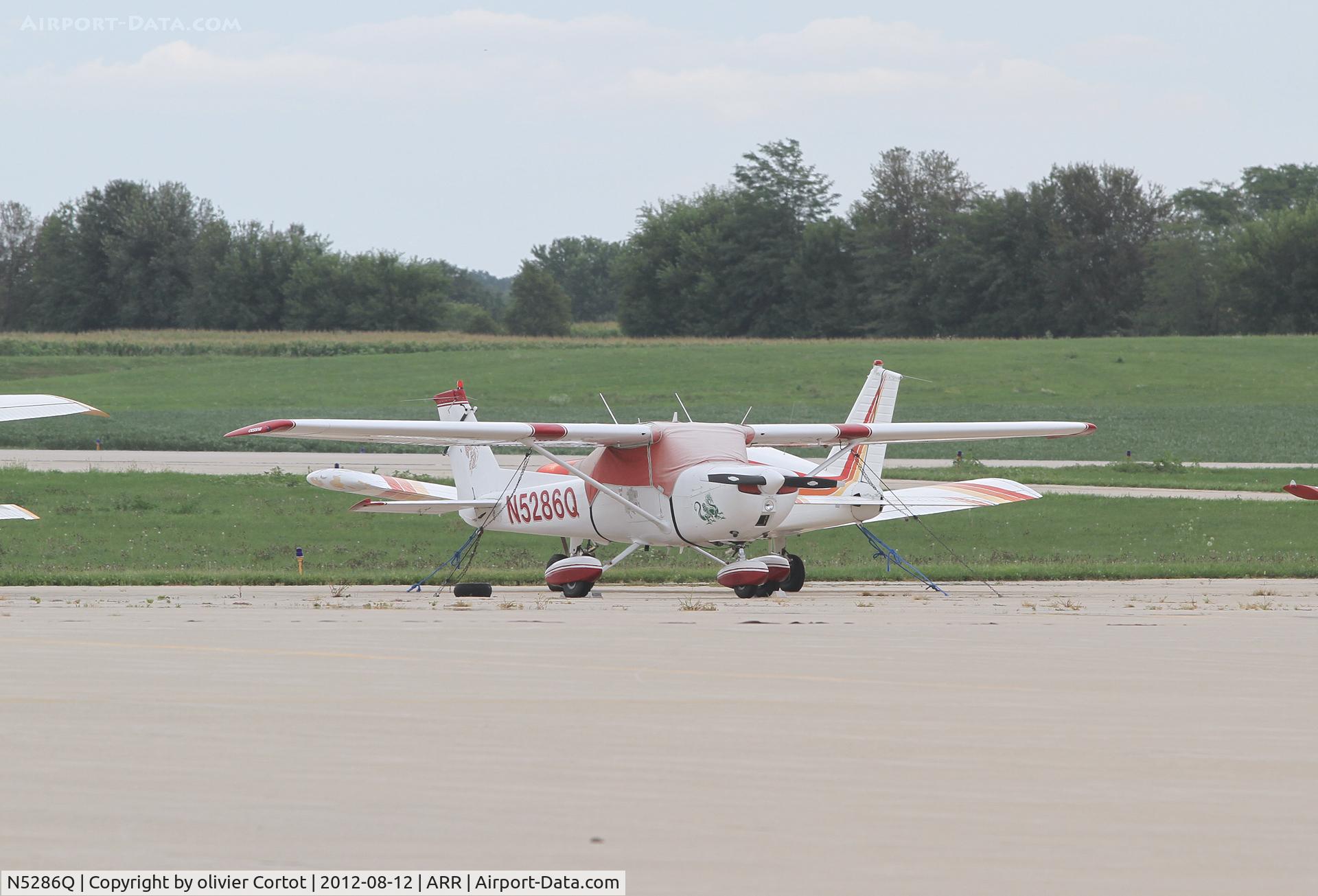 N5286Q, 1972 Cessna 150L C/N 15073186, nice nose art