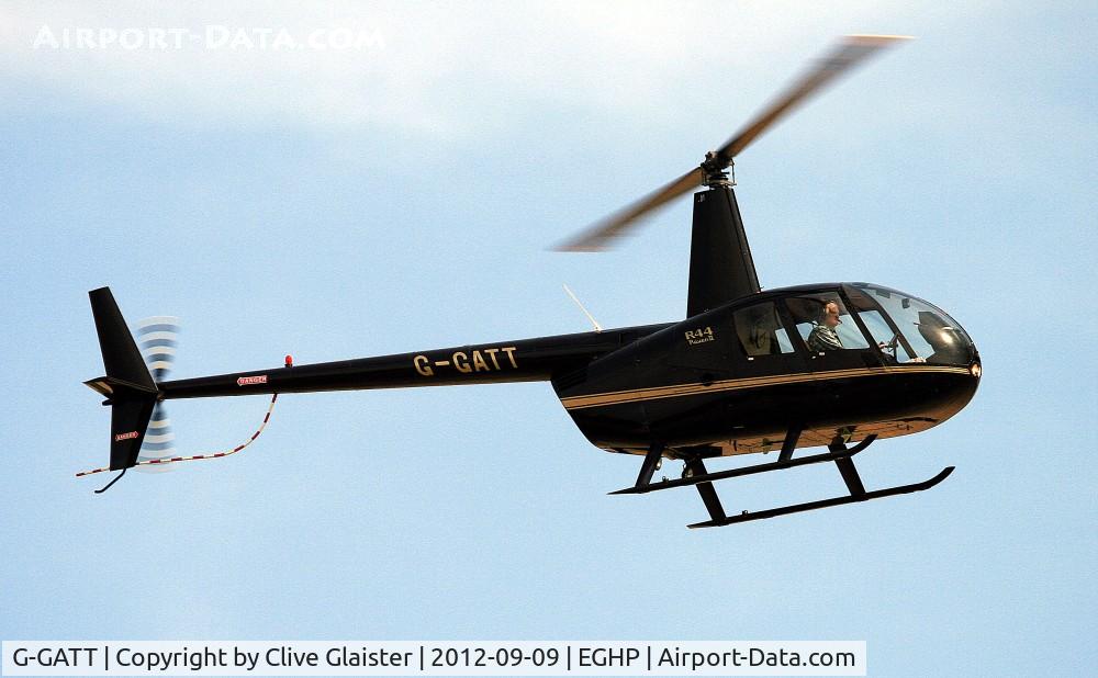 G-GATT, 2004 Robinson R44 Raven II C/N 10531, Originally owned to, Heli Air Ltd in November 2004. GATT is an acronym of the owner in January 2005 and currently in private hands since June 2008.
