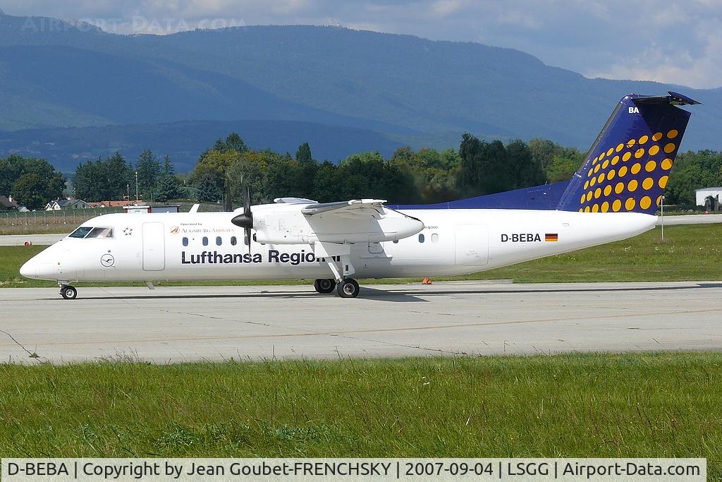 D-BEBA, 2000 De Havilland Canada DHC-8-311 Dash 8 C/N 545, AUB [IQ] Augsburg Airways / Lufthansa Regional