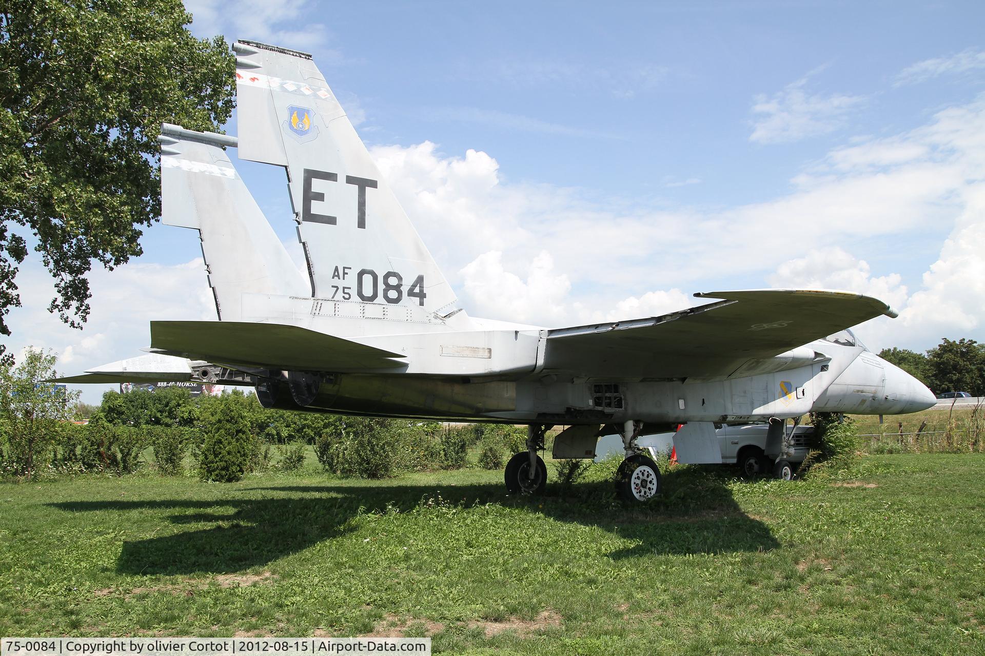 75-0084, 1975 McDonnell Douglas F-15B Eagle C/N 0143/B020, Russel military museum