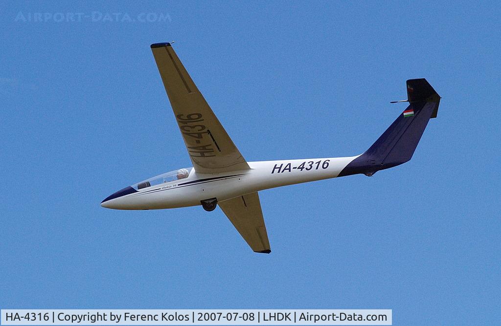 HA-4316, 1976 PZL-Bielsko SZD-36A Cobra 15 C/N W-774, Dunakeszi