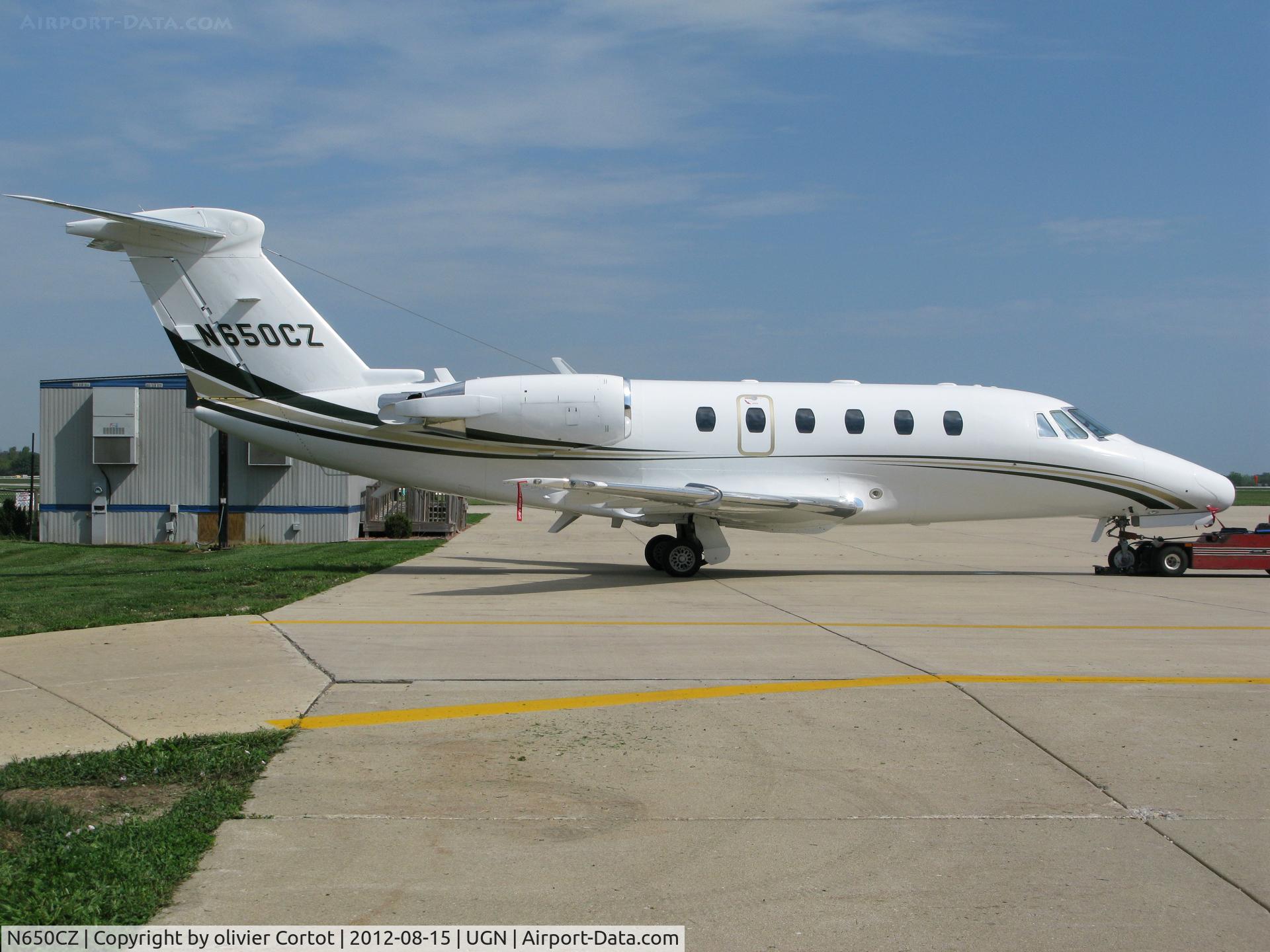 N650CZ, 1995 Cessna 650 Citation C/N 650-7050, Waukegan airport