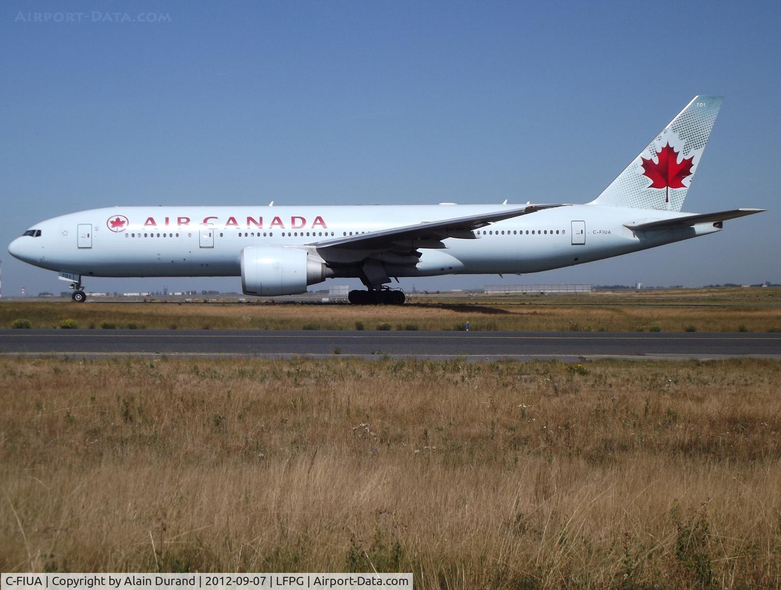 C-FIUA, 2007 Boeing 777-233/LR C/N 35239, C/N 640, fleet number 701, mostly deployed on the Trans pacific sectors from YVR, Air Canada'233LRs are to be regarded as rare visitors at Charlie Airport.