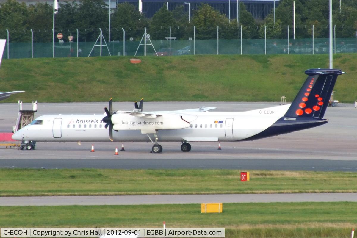 G-ECOH, 2008 De Havilland Canada DHC-8-402Q Dash 8 C/N 4221, Brussels Airlines