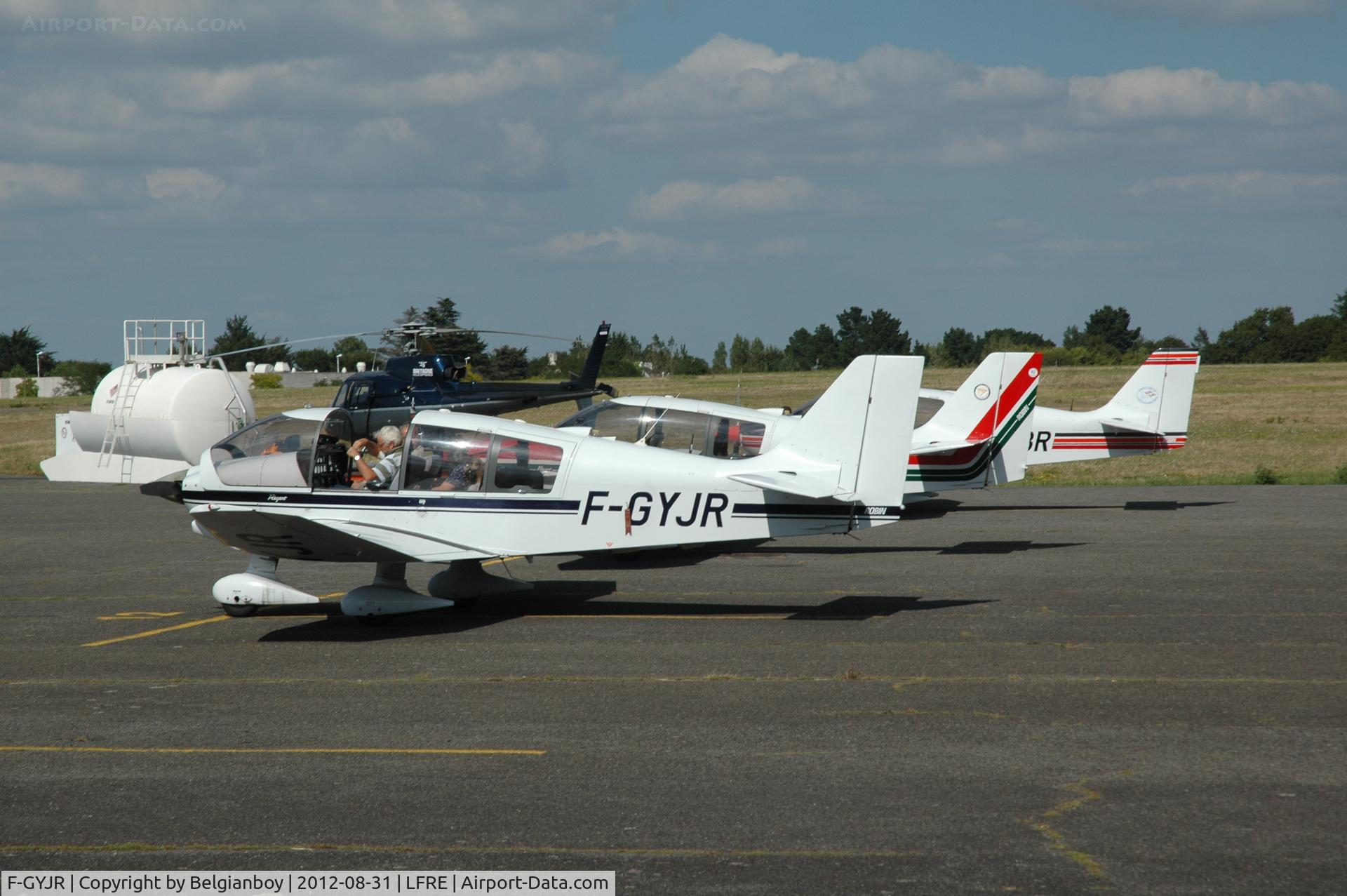 F-GYJR, Robin DR-400-180 Regent C/N 2526, Owned by the local Aeroclub de la Cote d'Amour