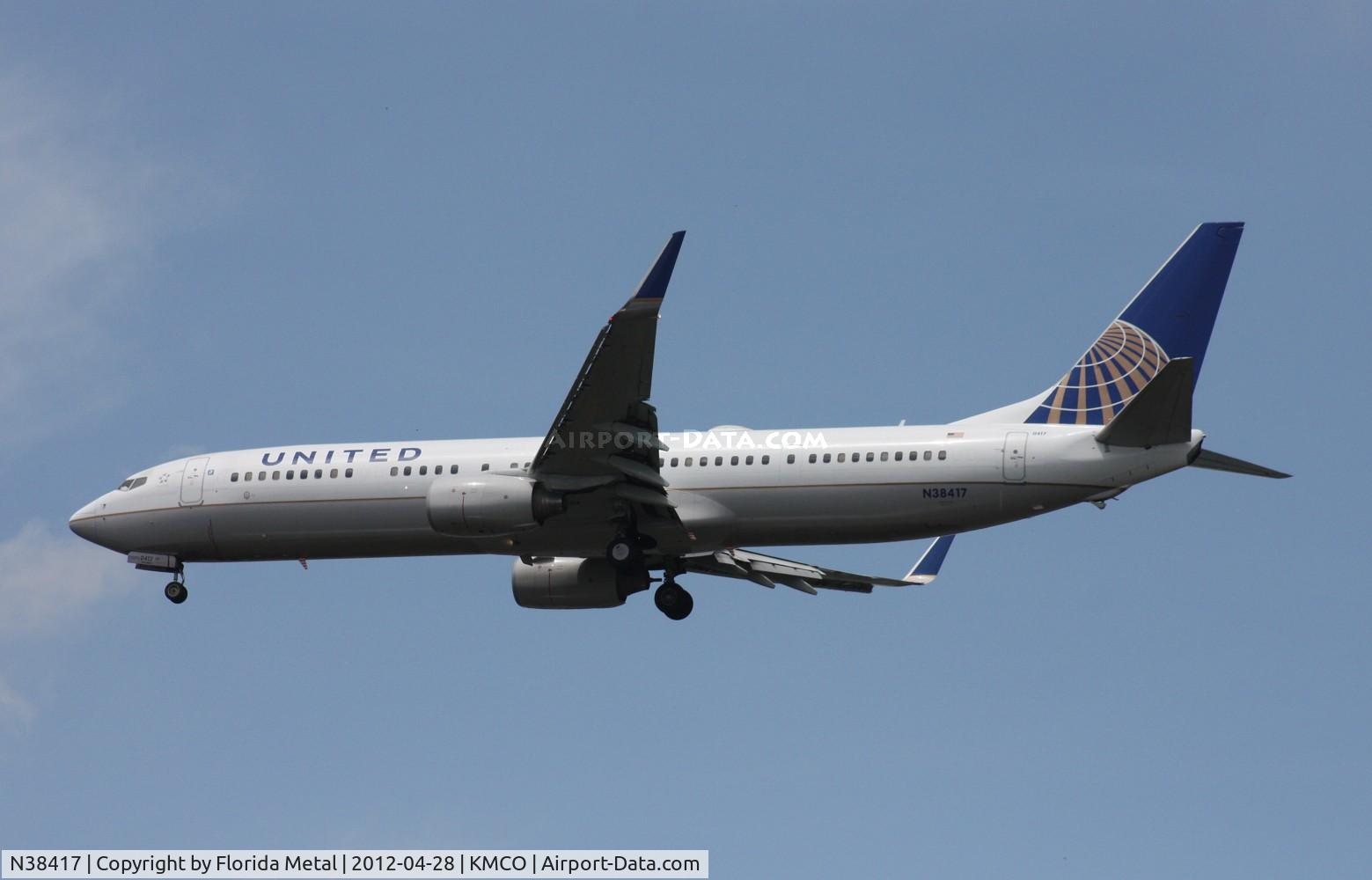 N38417, 2008 Boeing 737-924/ER C/N 31665, United 737-900